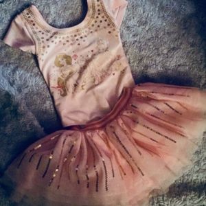 Toddler disney princess leotard and tutu